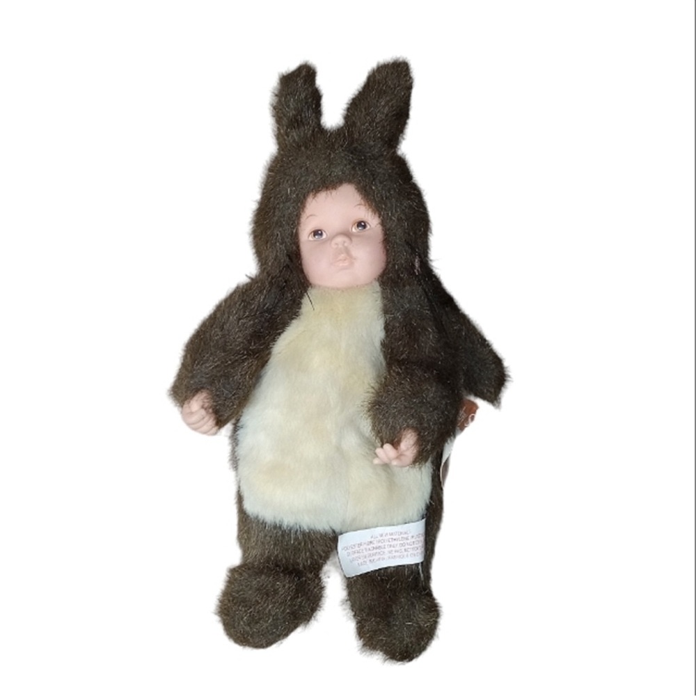 Anne Geddes Squirrel baby plush beanbag toy Doll